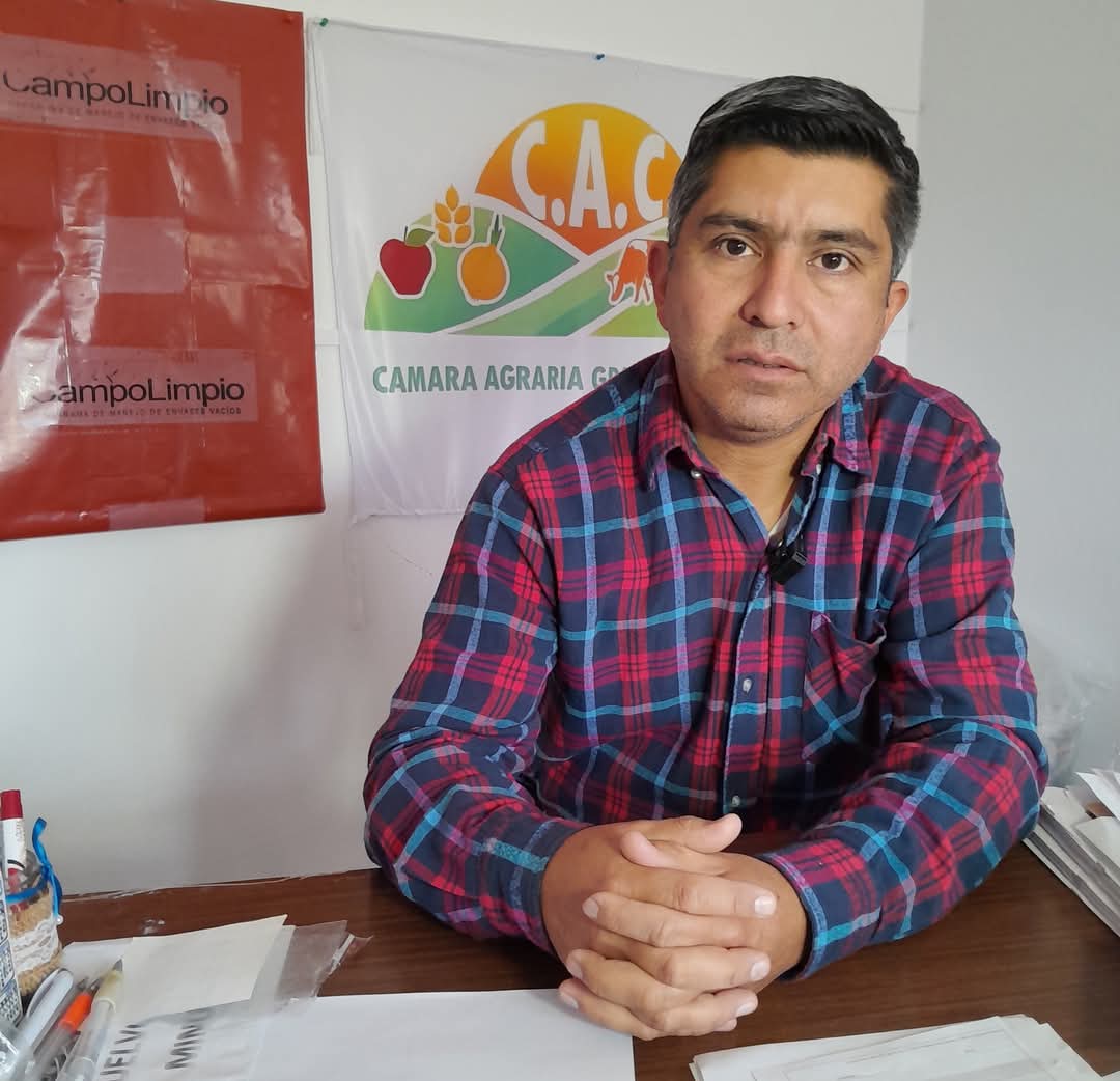 Daniel Vázquez, presidente de la Cámara Agraria de General Conesa